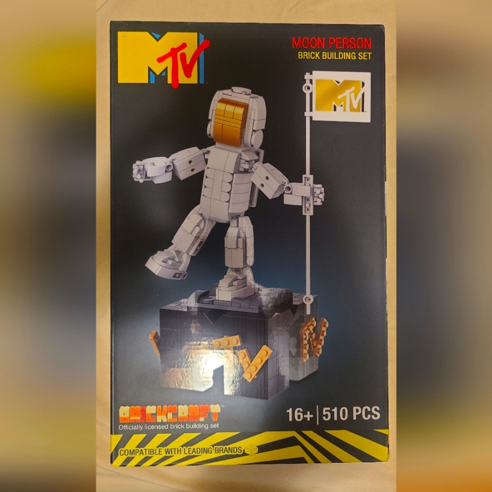 BRICKCTAFT MTV Moon man. Unopened
